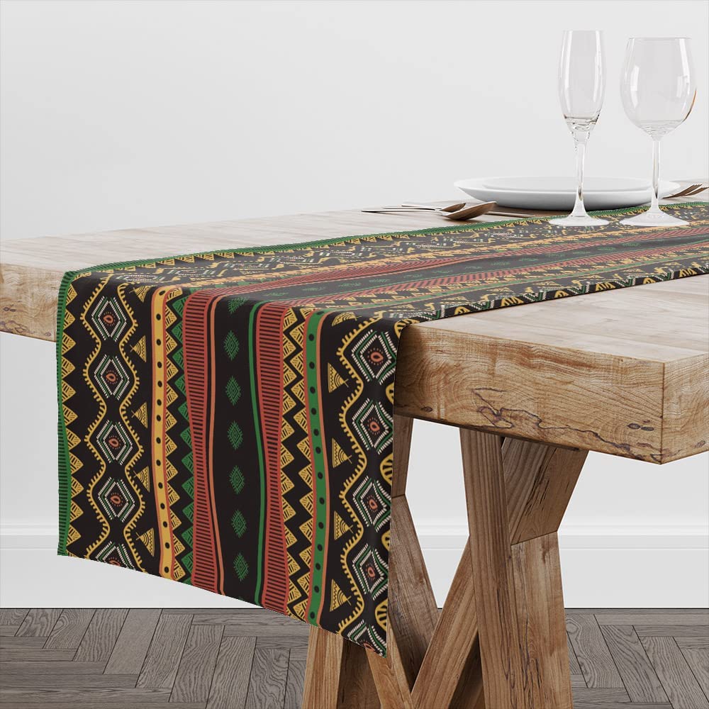 African Essence: Exquisite Traditional Table Runner Celebrating African Heritage - Image 3