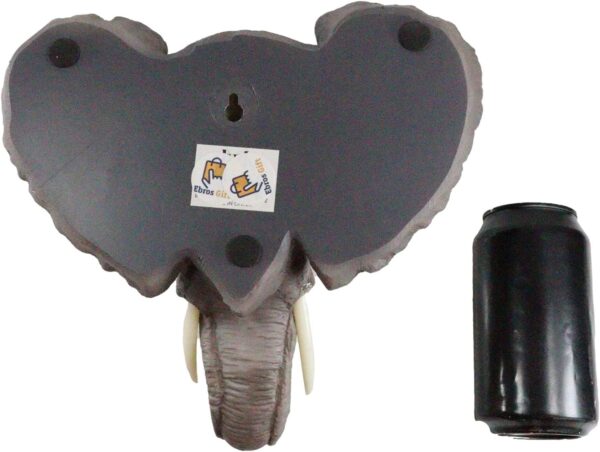 Majestic 9"African Bush Elephant Wall Bust Sculpture: A Symbol of Power and Beauty - Image 2