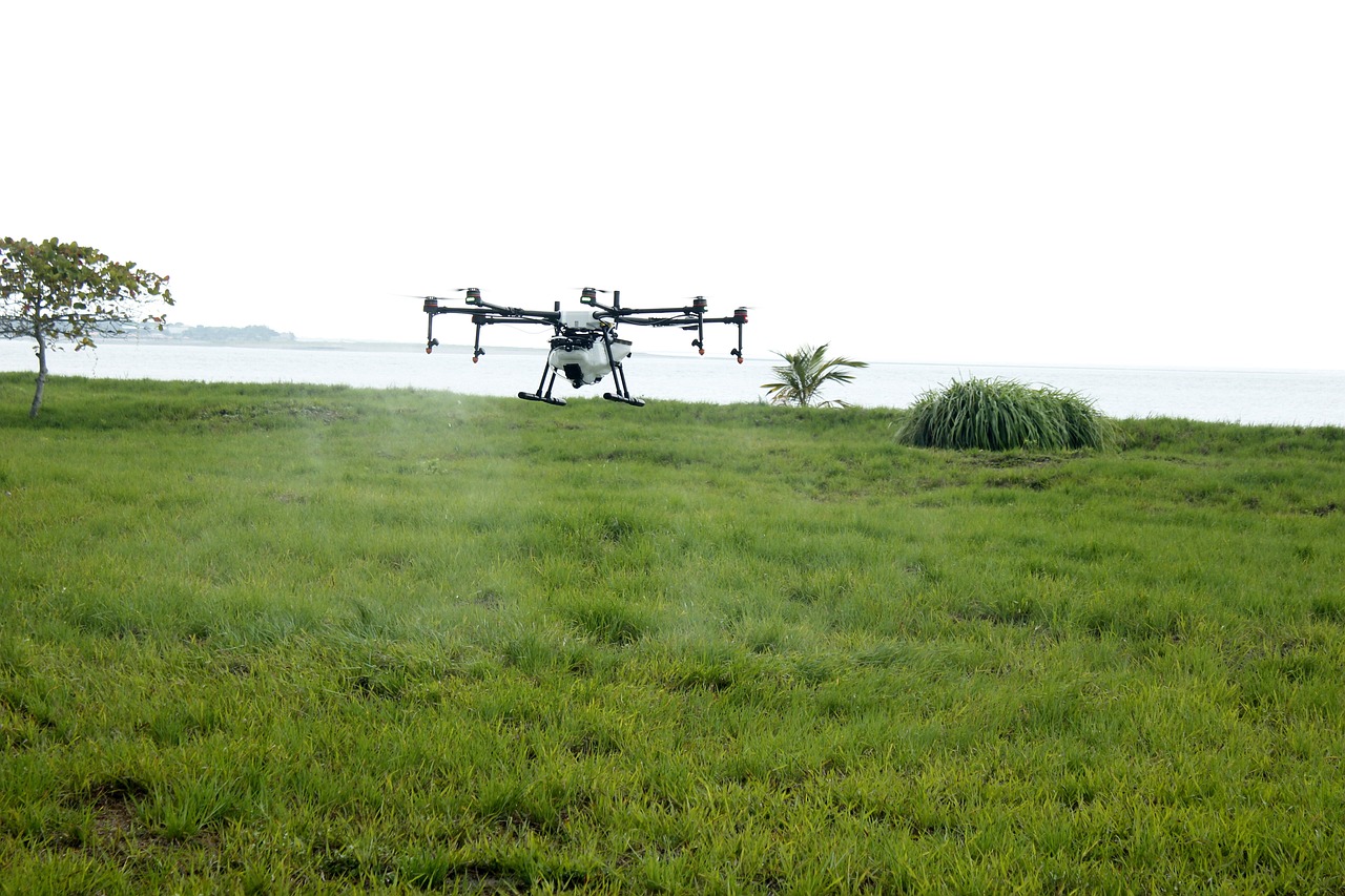 drone asperjando, drone farm, fumigation-2734242.jpg