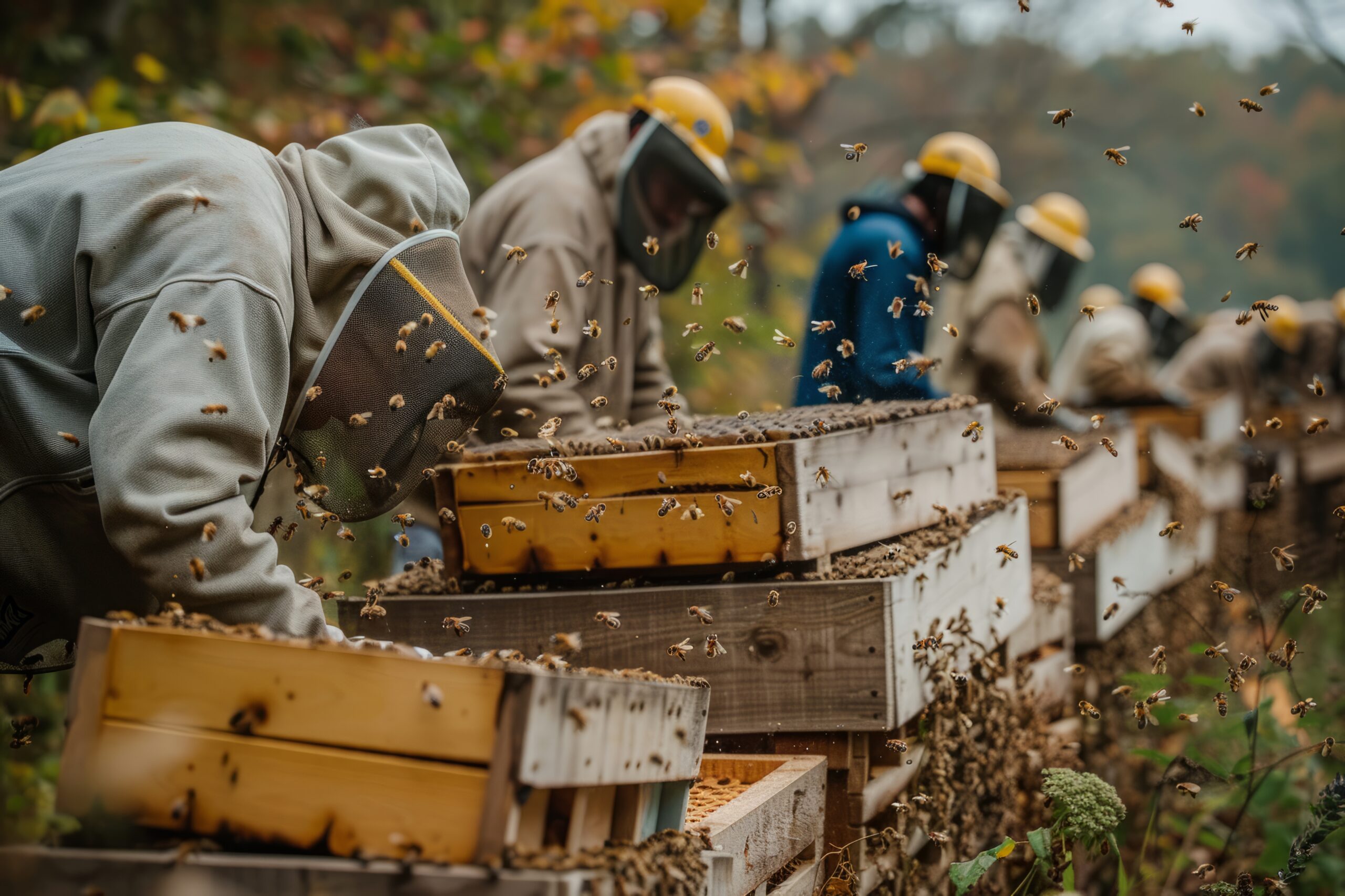 beekeeper-working-bee-farm beekeeper-working-bee-farm